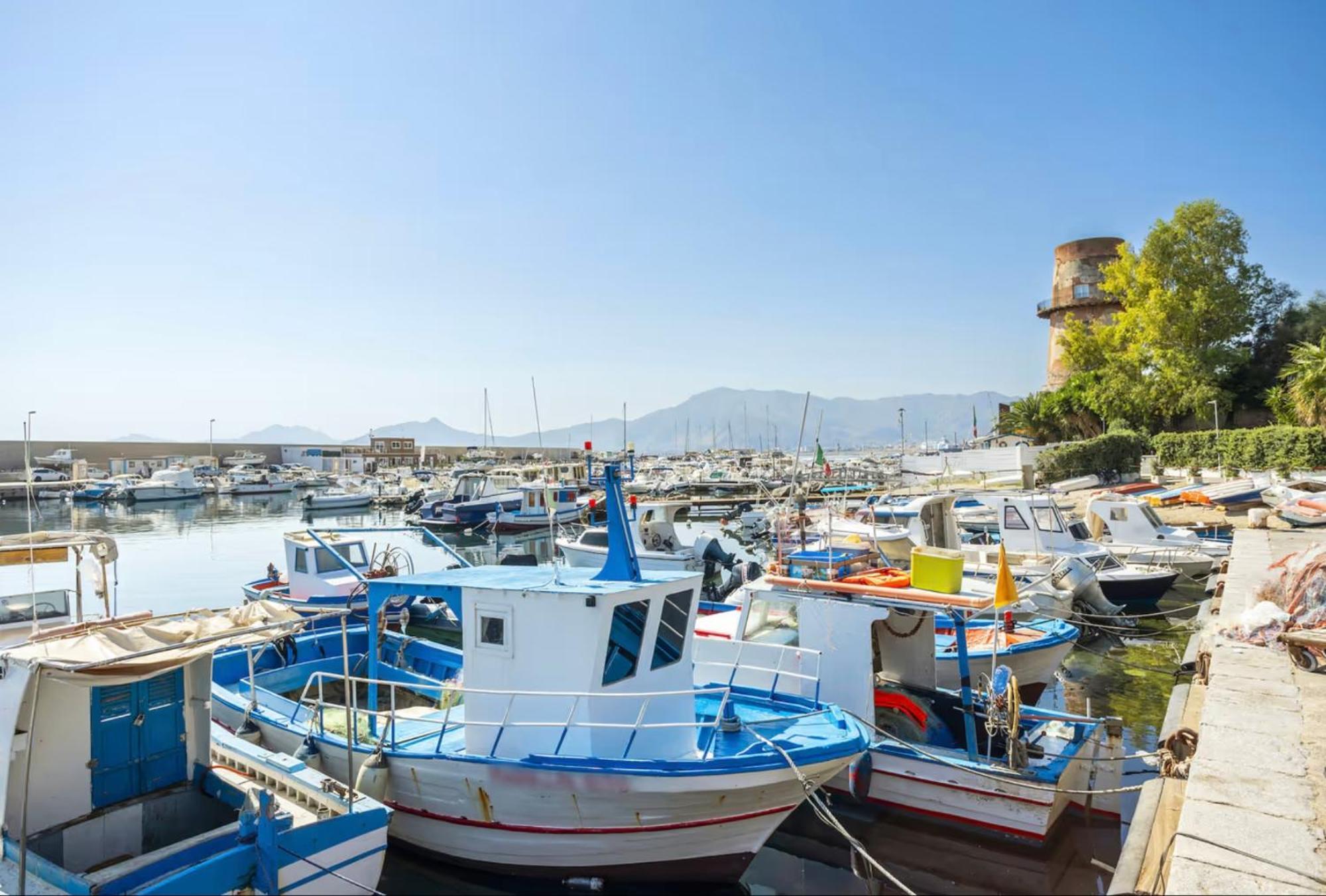 La Barca Sul Mare Apartman Palermo Kültér fotó